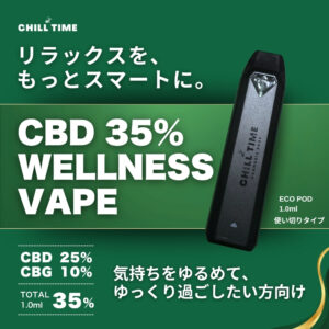 CBD35% WELLNESS VAPE 1ml