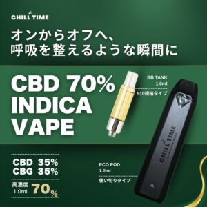 CBD70% WELLNESS VAPE 1ml