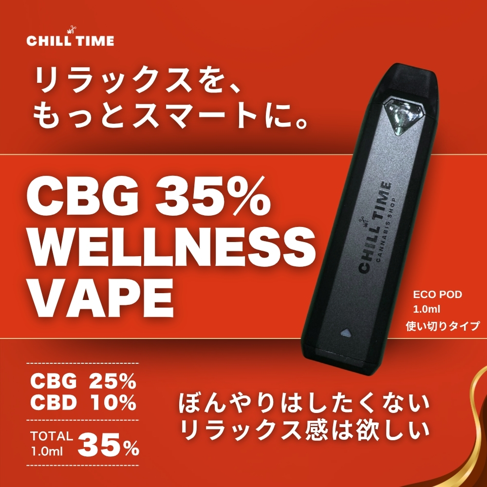 CBG35% WELLNESS VAPE 1ml