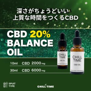 CBD 20% BALANCE OIL ×1(10ml or 30ml)-SPUIT TYPE-